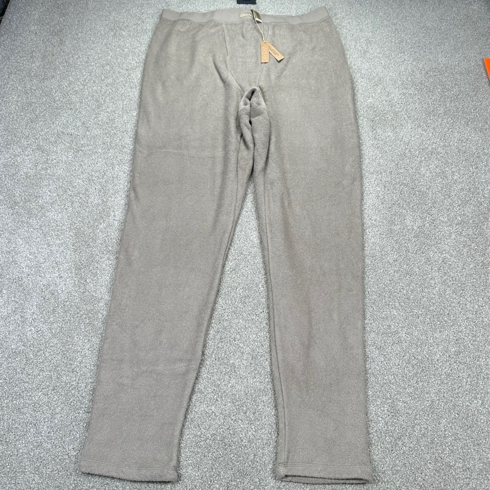 Skims Womens 2XL Cozy Knit Pants Desert Tan Boucle Lounge High Waist Minimalist